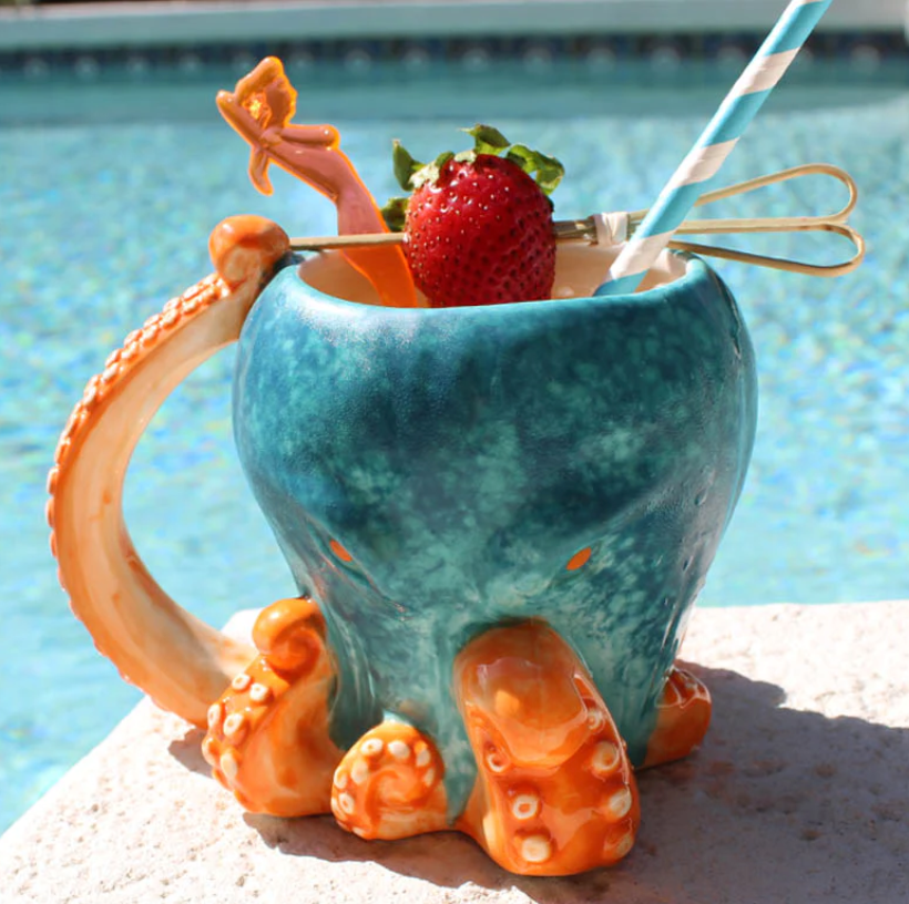 Octopus Tiki Cup - 15 Oz. - Raise The Bar Lux  