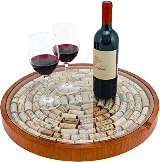 Unique True Wood Wine Cork Display. Holds up to 130 Corks - Raise The Bar Lux  