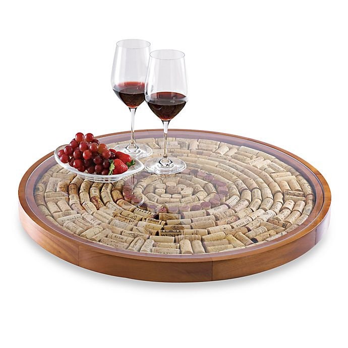 Unique True Wood Wine Cork Display. Holds up to 130 Corks - Raise The Bar Lux  