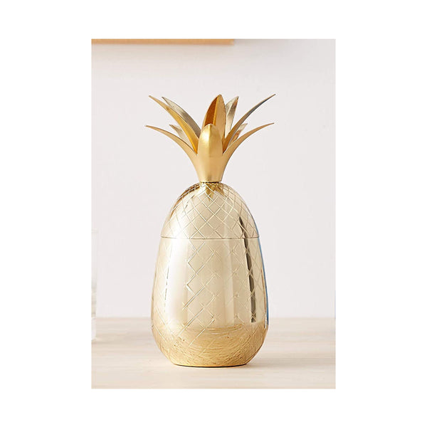 Gold Cocktail Pineapple Tumbler. 16 oz. - Raise The Bar Lux  