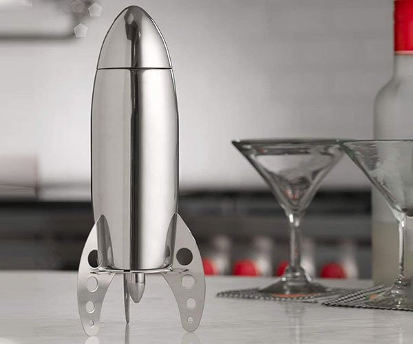 Retro Rocket Cocktail Shaker - Raise The Bar Lux  