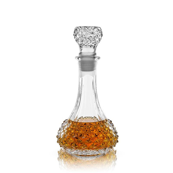 Exquisite Studded Whiskey Drink  Glass Decanter. - Raise The Bar Lux  