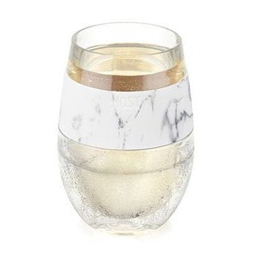 Wine FREEZE™ Double Wall Insulated Freezable Drink Chilling Tumbler. (Set Of 2)  8.5 oz - Raise The Bar Lux  