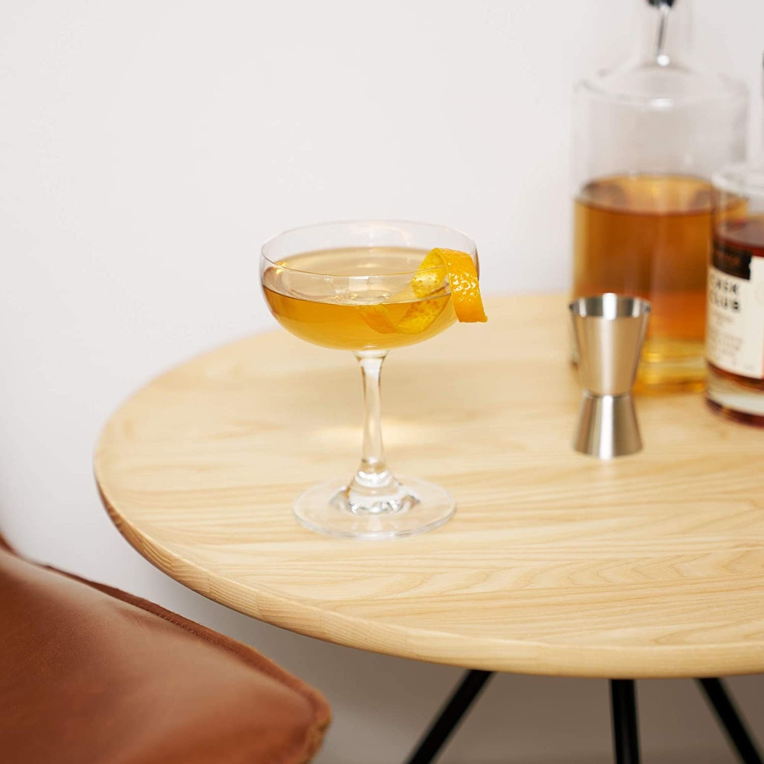 Classic Coupe Glasses for Champagne,  Martini, Daiquiri, Manhattan, Cocktails  (Set of 4) - Raise The Bar Lux  
