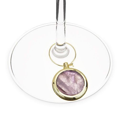 Garden Party™ Agate Wine Charm (Set of 4) - Raise The Bar Lux  