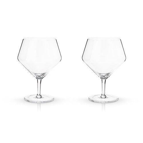 Crystal Gin & Tonic Glasses. Set Of 2 - Raise The Bar Lux  