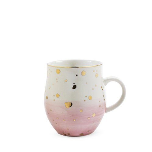 Pink Speckle Ceramic Mug - Raise The Bar Lux  