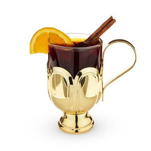 Gold Mulled Wine Glass - Raise The Bar Lux  