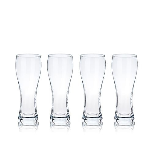 Wheat Beer Glasses. 16 Oz. Set of 4 - Raise The Bar Lux  