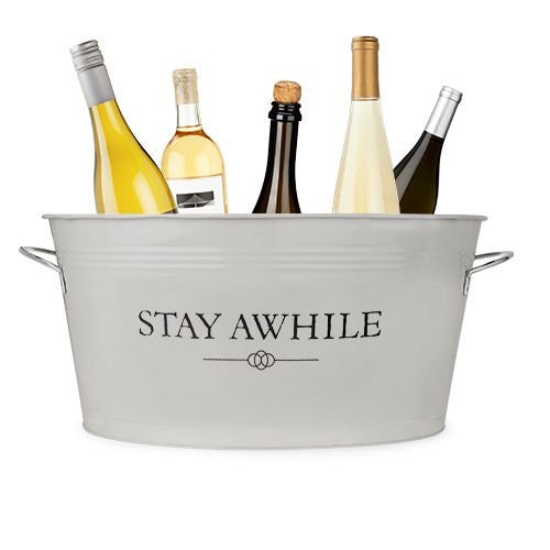 Stay Awhile Metal Drink Tub - Raise The Bar Lux  