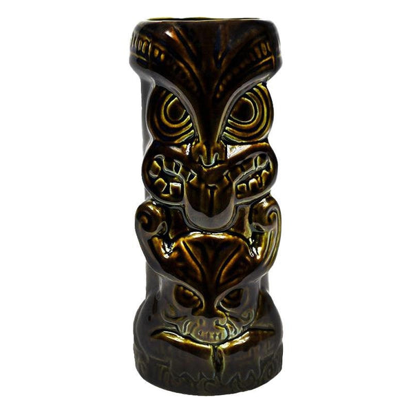 Hand Painted Tiki Ceramic Deuce Mug - 18 Oz - Raise The Bar Lux  