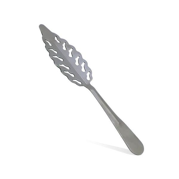 Stainless Steel Leaf Absinthe Spoon - Raise The Bar Lux  