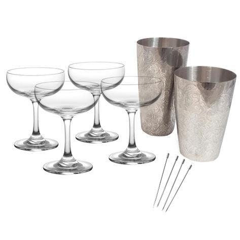 Coupe Cocktail Mixology Kit - Raise The Bar Lux  