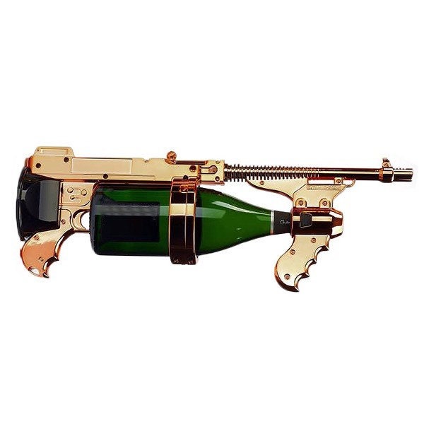 Metallic Champagne Gun - Raise The Bar Lux  