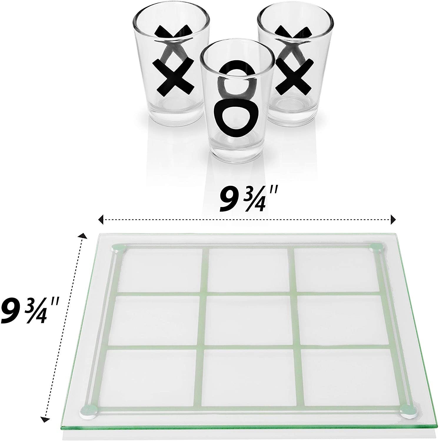 Tic Tac Shot Drinking Board Game Gift Set - Raise The Bar Lux  