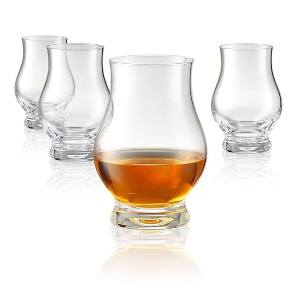 Whiskey Tasting Nosing Glass. 7 Oz. Set of 4 - Raise The Bar Lux  