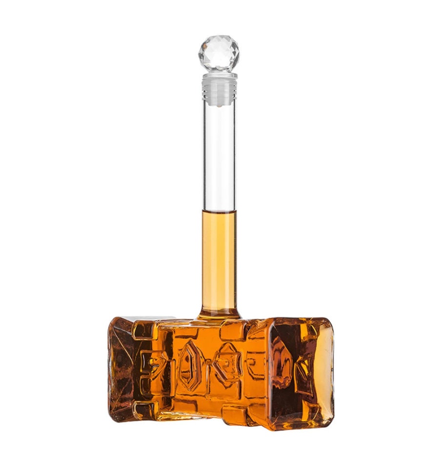 Thor Hammer Mjolnir Whiskey Decanter. 400 ML - Raise The Bar Lux  