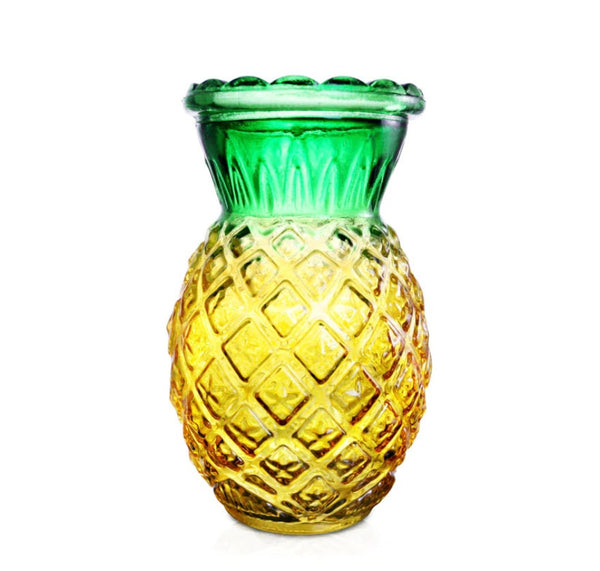 Textured Pineapple Hawaiian Tiki Glass - Raise The Bar Lux  