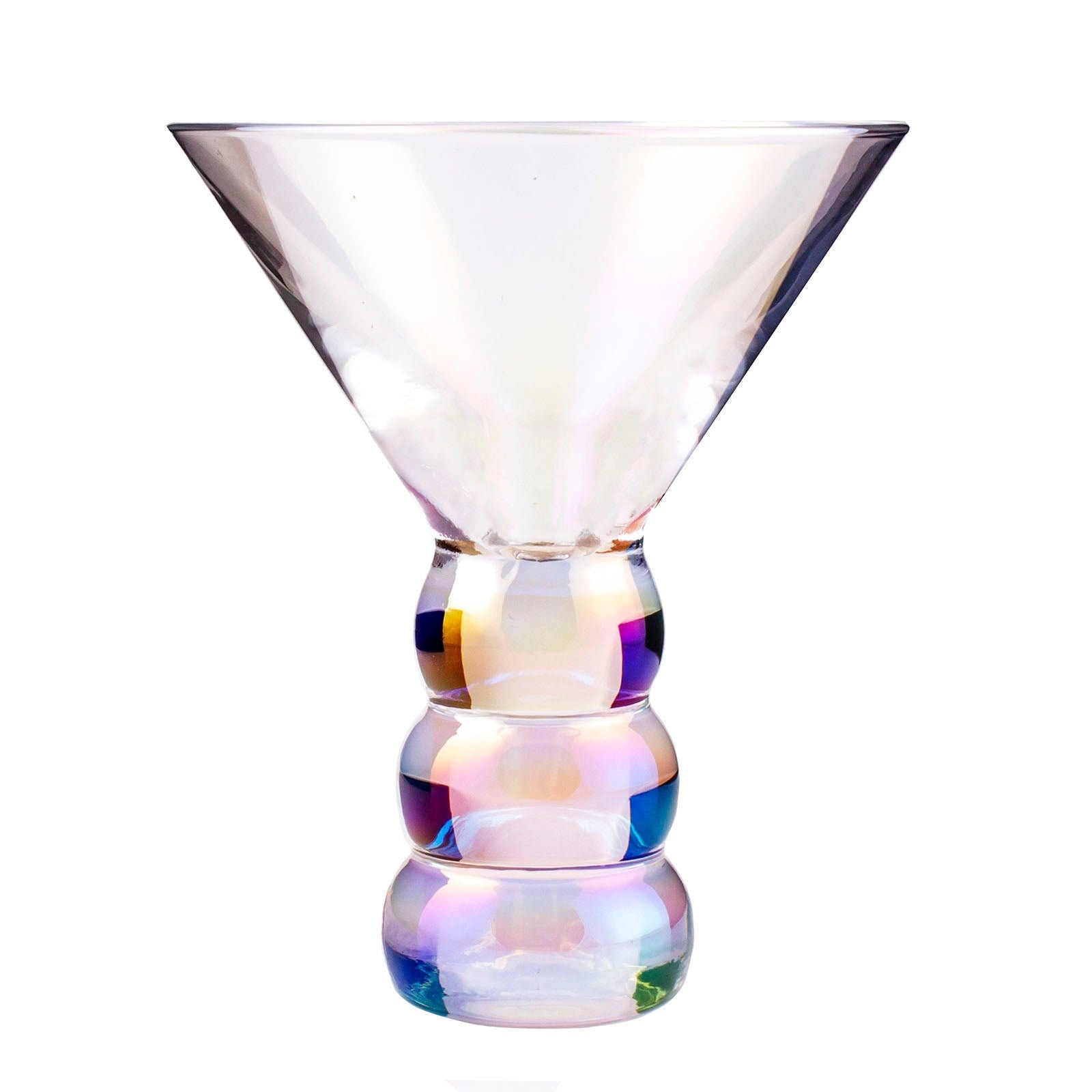 Iridescent Martini Glass - 7 Oz - Raise The Bar Lux  