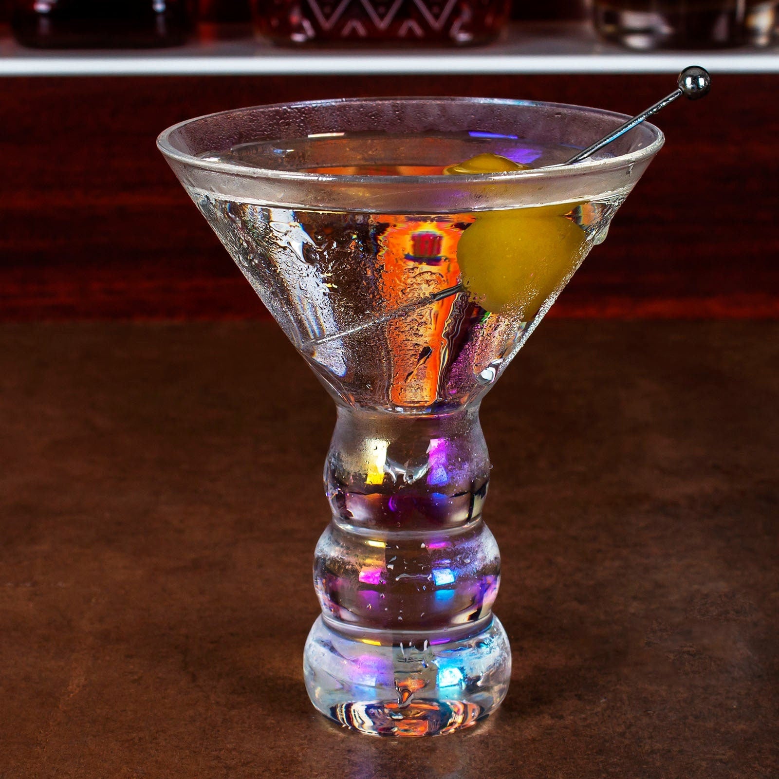 Iridescent Martini Glass - 7 Oz - Raise The Bar Lux  