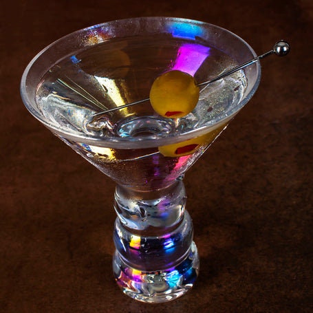 Iridescent Martini Glass - 7 Oz - Raise The Bar Lux  