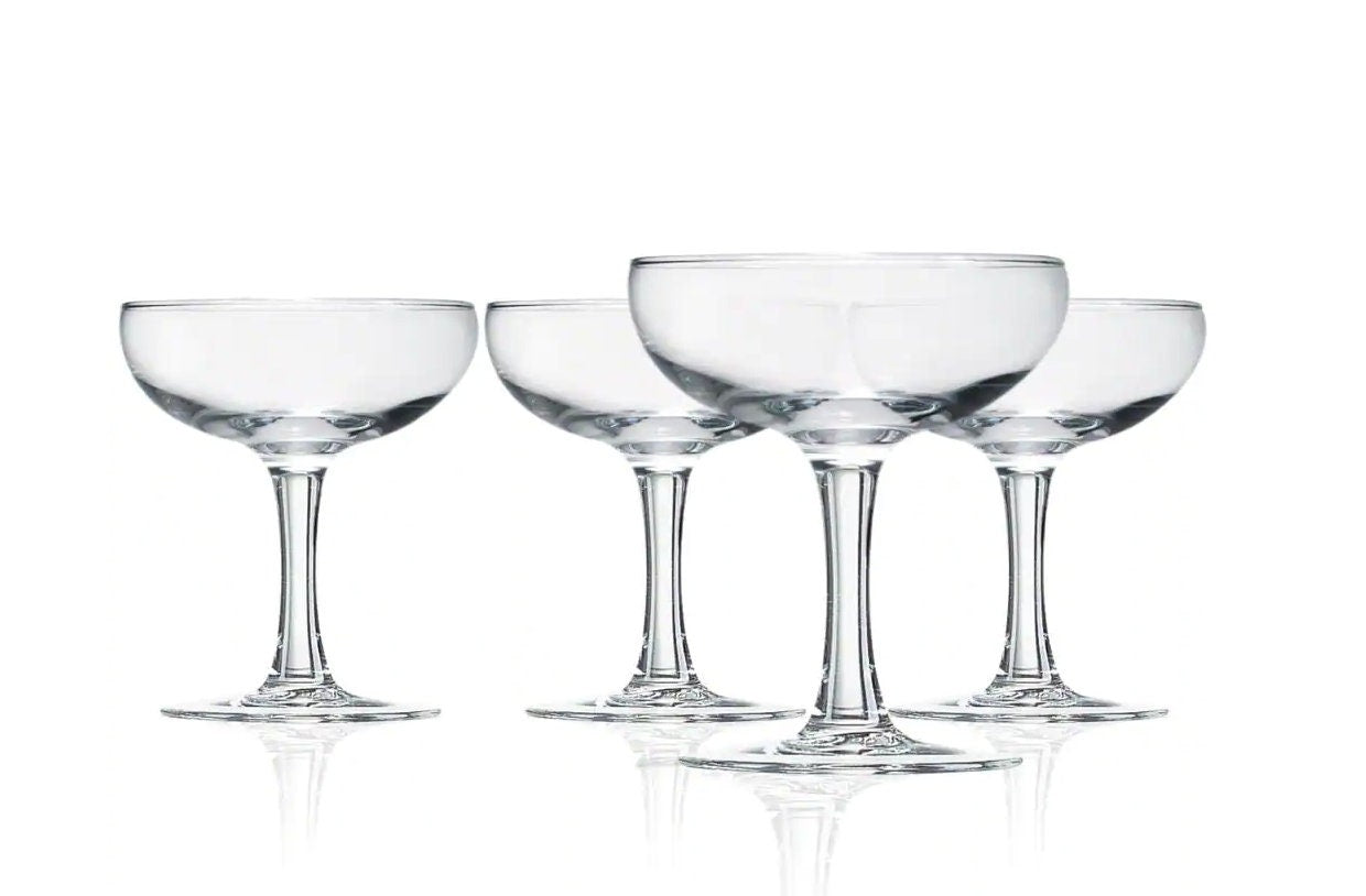 Champagne Cocktail Coupe Glass. Set of 4 - Raise The Bar Lux  