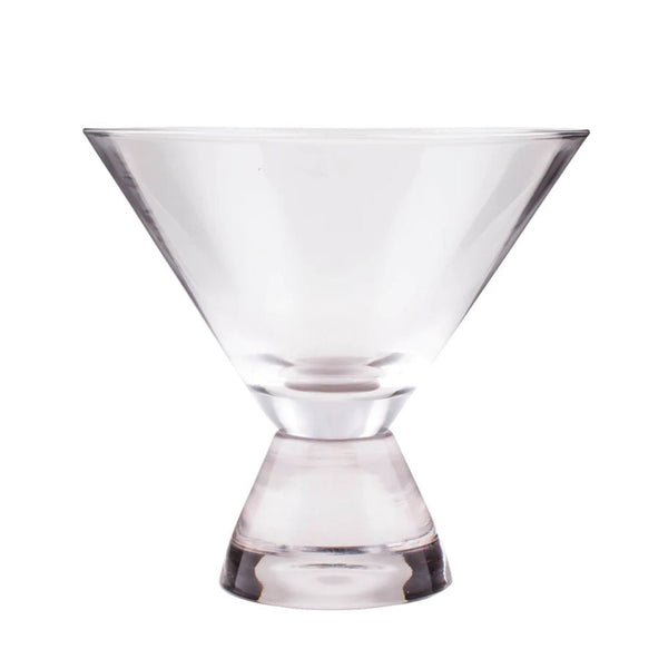 Elegant Crystal Martini Glass - 10 Oz. ( Set Of 2 ) - Raise The Bar Lux  